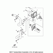 Схема вузла: Водяний насос Yamaha FZ10/MTN1000 FZ-10