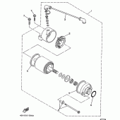 Схема вузла: Електричний стартер Yamaha TT250R TT-R