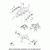 Схема вузла: Крило Yamaha XVS950 Bolt R-Spec