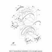 Схема узла: Крыло Yamaha XVS1100 V-Star Classic