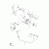 Схема вузла: Масляний насос Yamaha YZ450F YZ450F