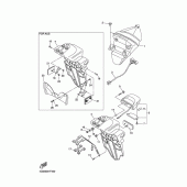 Схема вузла: Задній ліхтар (Стоп сигнал) Yamaha YZF-R1 R1