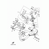 Схема вузла: Вихлопна система Yamaha YZF-R3