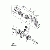 Схема узла: Привод стартера Yamaha XV1700 Road Star S