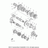 Схема узла: Трансмиссия Yamaha YZF600R Thundercat