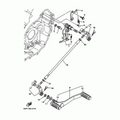 Схема узла: Вал переключения Yamaha XV1700 Road Star
