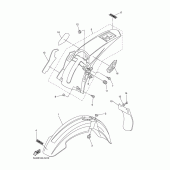 Схема узла: Крыло Yamaha WR250 WR250F