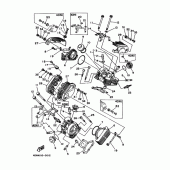 Схема вузла: Головка циліндра Yamaha SRV250 Renaissa