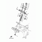 Схема вузла: Рульовий механізм Yamaha XTZ1200 Super Tenere ES