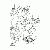 Схема узла: Облицовочные элементы Yamaha YP250 Majesty