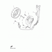 Схема вузла: Генератор Yamaha XVS400 Drag Star