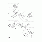 Схема вузла: Поворотники Yamaha YZF-R6/YZF600 R6