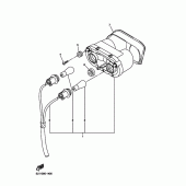 Схема вузла: Задний фонарь (Стоп-сигнал) Yamaha FZS1000 FZ1