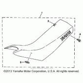 Схема узла: Сиденье Yamaha WR200R