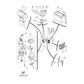 Схема вузла: Електроустаткування 1 Yamaha XT660 XT660R