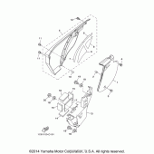 Схема вузла: Бічна кришка Yamaha TTR230 TT-R230