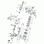 Схема узла: Рулевой механизм Yamaha XJR1200
