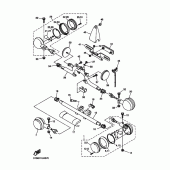 Схема узла: Поворотники Yamaha XVS1100 V-Star Classic
