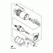 Схема вузла: Електричний стартер Yamaha FZS600 FAZER
