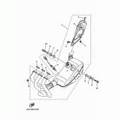 Схема вузла: Вихлопна система Yamaha MT09/MTN850 MT-09