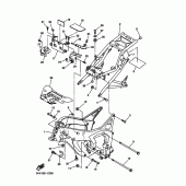 Схема узла: Рама Yamaha FZ6 FZ6 FAZER