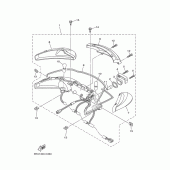 Схема вузла: Задній ліхтар (Стоп сигнал) Yamaha YP400 Majesty