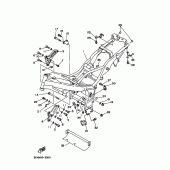 Схема вузла: Рама Yamaha FZX250 ZEAL