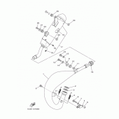 Схема вузла: Вихлопна система Yamaha YZ125