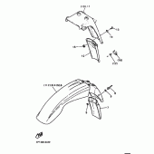 Схема вузла: Опція Yamaha XT600 XT600