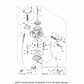 Схема узла: Карбюратор Yamaha TW200