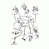 Схема узла: Электрооборудование 2 Yamaha YBR250