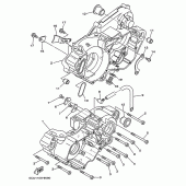 Схема вузла: Картер двигуна Yamaha YZ250 YZ250