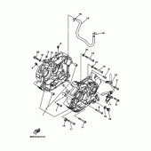 Схема вузла: Картер двигуна Yamaha XVS250 Drag Star