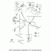 Схема узла: Электрооборудование (2) Yamaha XV1900 Stratoliner S
