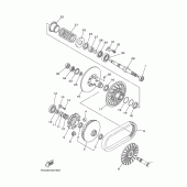 Схема вузла: Зчеплення 2 Yamaha XP500 T-MAX