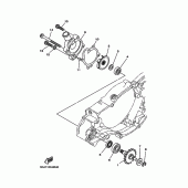 Схема узла: Водяной насос Yamaha WR250 WR250Z