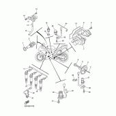 Схема вузла: Електроустаткування 1 Yamaha YZF-R1 R1