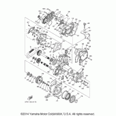 Схема вузла: Проміжна передача Yamaha XV1700 Road Star Midnight Warrior