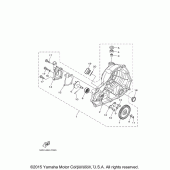 Схема вузла: Водяний насос Yamaha YZF-R3