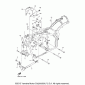 Схема узла: Рама Yamaha XVS1300 V-Star Tourer