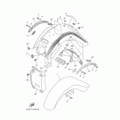 Схема узла: Крыло Yamaha XV1700 Road Star Midnight