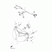 Схема вузла: Фара Yamaha FZ1 FZ1 FAZER (S-TYPE)