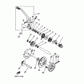 Схема вузла: Привід стартера Yamaha TW200