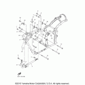 Схема вузла: Рама Yamaha XVS950 V-Star