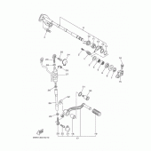 Схема вузла: Вал перемикання Yamaha FZ10/MTN1000 MT-10 SP
