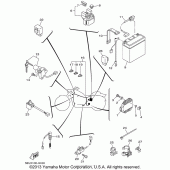 Схема вузла: Електроустаткування (2) Yamaha XVS1100 V-Star Custom