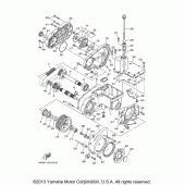 Схема узла: Промежуточная передача Yamaha XV1600 Midnight Star