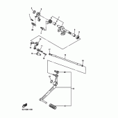 Схема вузла: Вал перемикання Yamaha FZS1000 FZ1