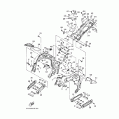 Схема узла: Рама 2 Yamaha MT01 MT-01