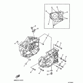 Схема узла: Картер двигателя Yamaha TT250R TT-R